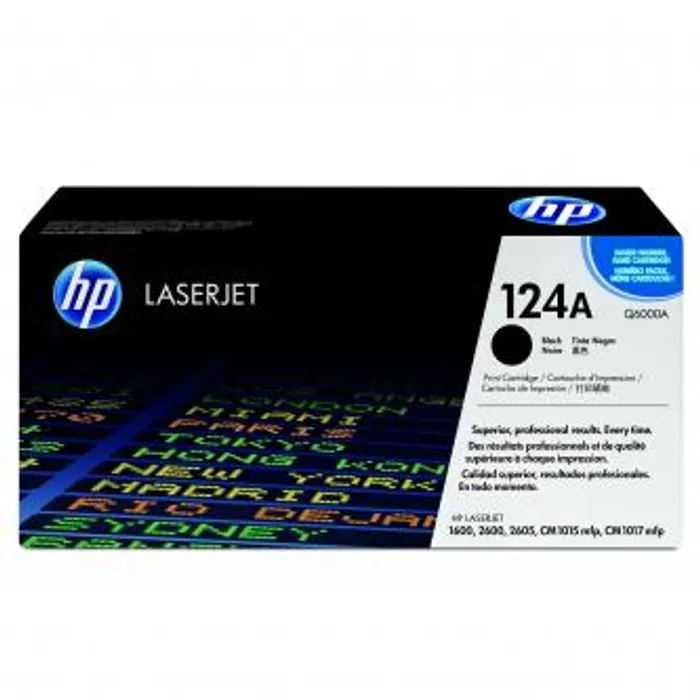 Hauptbild des Produkts HP originální toner Q6000A, black, 2500str., HP 124A, HP Color LaserJet 1600, 2600n, 2605