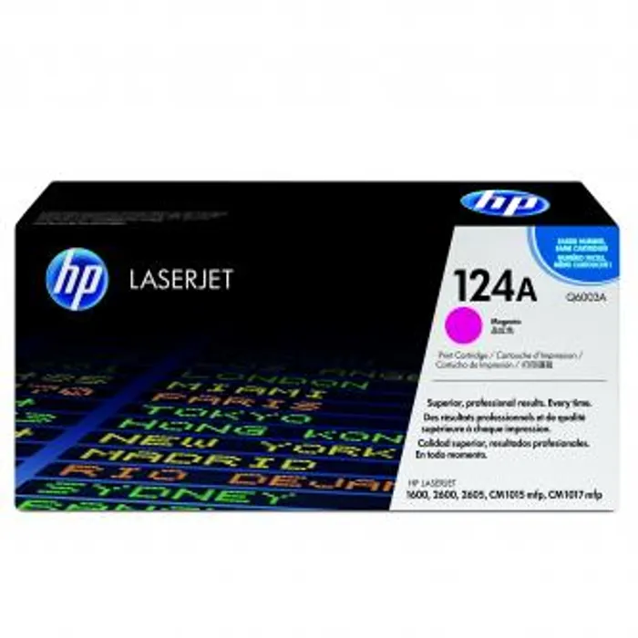 Hauptbild des Produkts HP originální toner Q6003A, magenta, 2000str., HP 124A, HP Color LaserJet 1600, 2600n, 26