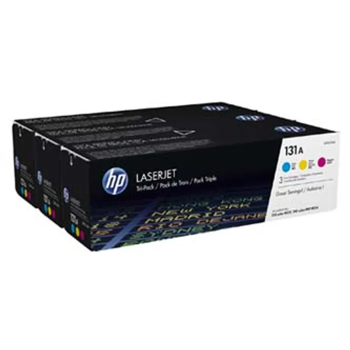 Hauptbild des Produkts HP originální toner U0SL1AM, CMY, 5400 (3x1800)str., HP 131A CMY, HP LaserJet Pro M276, M