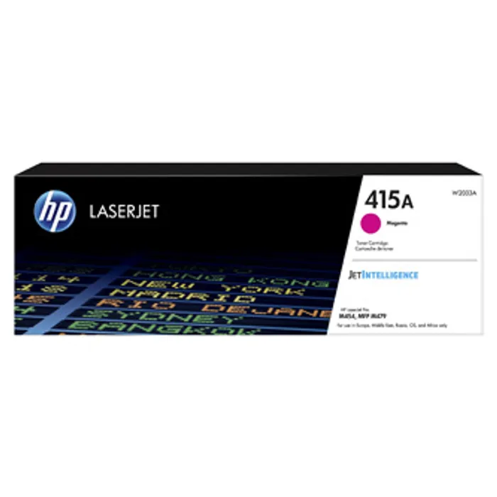 Hauptbild des Produkts HP originální toner W2033A, magenta, 2100str., HP 415A, HP Color LaserJet Pro M454, MFP M