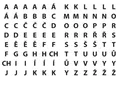 Spiel Buchstaben-Tschechien