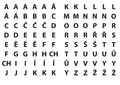 Spiel Buchstaben-Tschechien