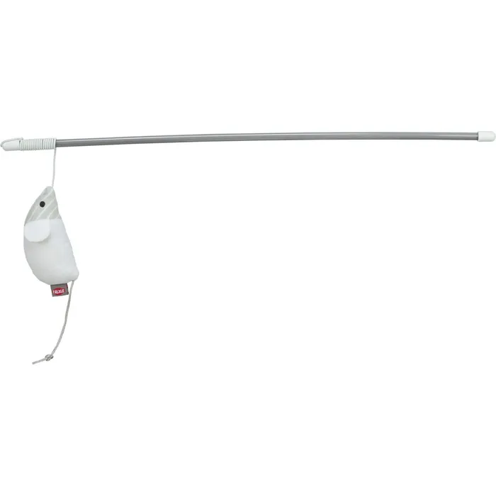 Hauptbild des Produkts Hrací prut s myškou, 46 cm, catnip, plast/polyester