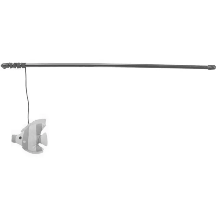Hauptbild des Produkts Hrací prut s rybkou, s catnipem, 46 cm, plast/plyš