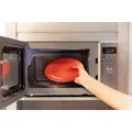 Wärmekissen zum Erhitzen in der Mikrowelle, 26 cm, schwarz/weiß kariert