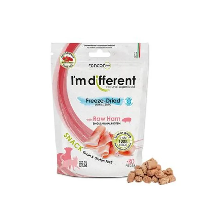 Hauptbild des Produkts I´M DIFFERENT SNACK šunka - mrazem sušený pamlsek, 40 g