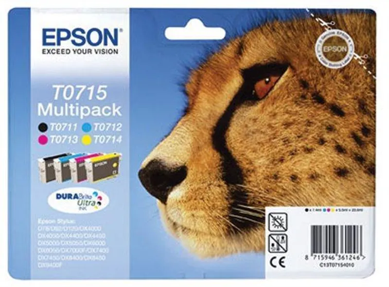 Hauptbild des Produkts Inkjet cart.multipack pro "Stylus D78, D92, D120" tiskárny, EPSON B+C+M+Y, 23,9ml