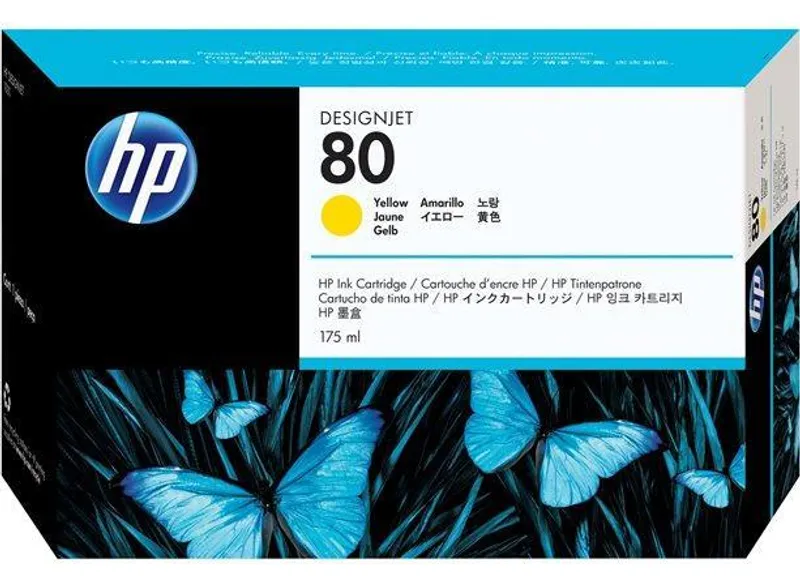 Hauptbild des Produkts Inkjet cart.pro "DesignJet 1050C, 1055CN" tiskárny, HP "Nr..80" Žlutá, 175ml