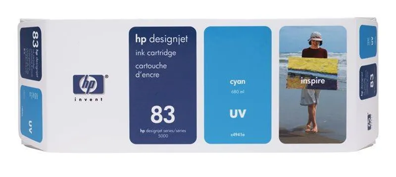Hauptbild des Produkts Inkjet cart.pro "DesignJet 5000" tiskárnu, HP "Nr..83" Světlá uv Cyan, 680ml