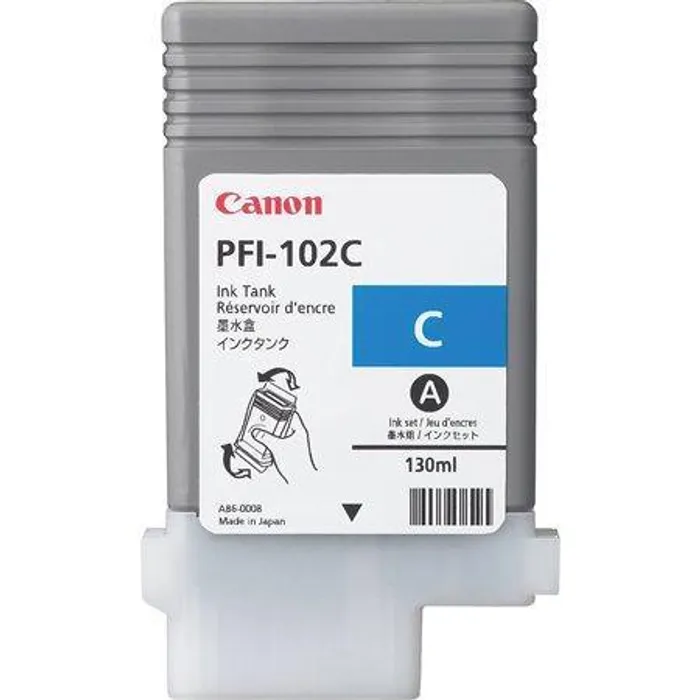 Hauptbild des Produkts Inkjet cart.pro "iPF500, 600, 700" tiskárny, CANON Cyan, 130ml