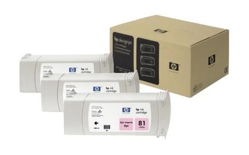 Hauptbild des Produkts Inkjet cart.pro multipack "DesignJet 4000" tiskárnu, HP "Nr.81" Světlá Magenta, 3*680ml