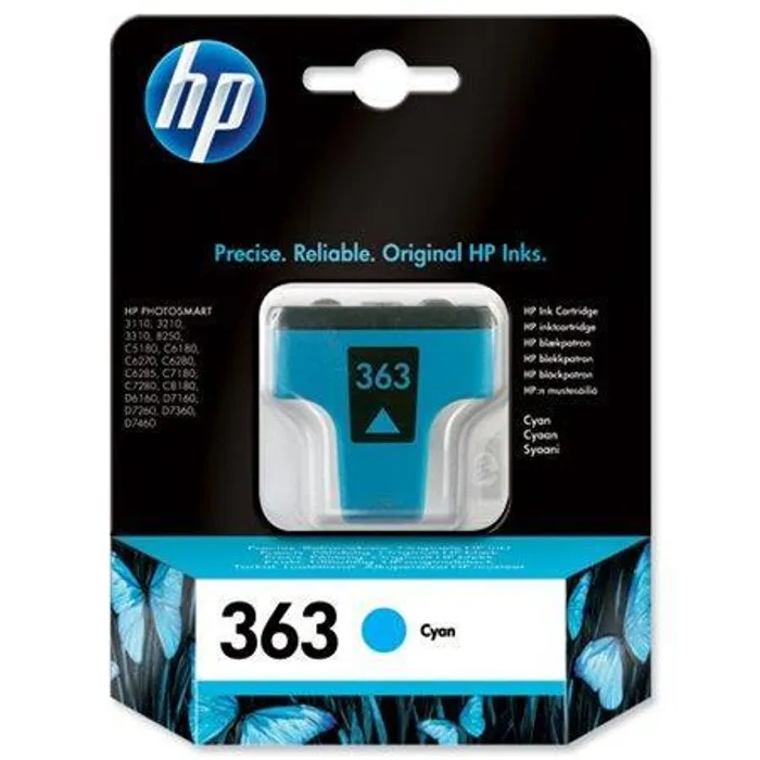Hauptbild des Produkts Inkjet cart.pro "Photosmart 3210, 3310, D7460" tiskárny, HP "Nr.363" Cyan, 4ml