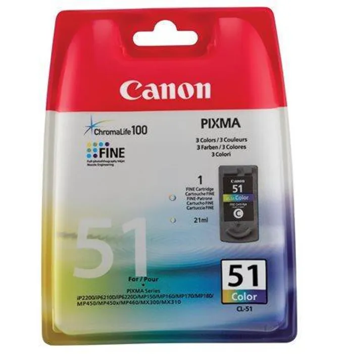 Hauptbild des Produkts Inkjet cart.pro "Pixma iP2200, 6210D, 6220D" tiskárny, CANON Barevná, 3x 7ml
