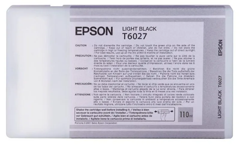 Hauptbild des Produkts Inkjet cart.pro "StylusPro 7800, 7880" tiskárny, EPSON Světlá černá, 110ml