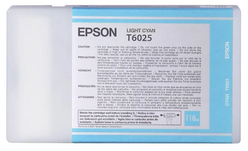 Hauptbild des Produkts Inkjet cart.pro "StylusPro 7800, 7880" tiskárny, EPSON Světlá Cyan, 110ml