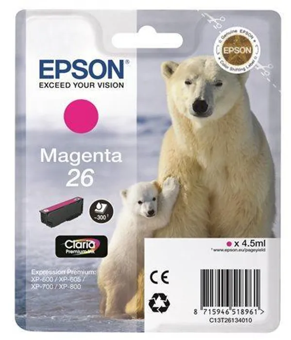 Hauptbild des Produkts Inkoustová cart. pro tiskárny "XP 600, 700, 800", EPSON Žlutá, 4,5ml