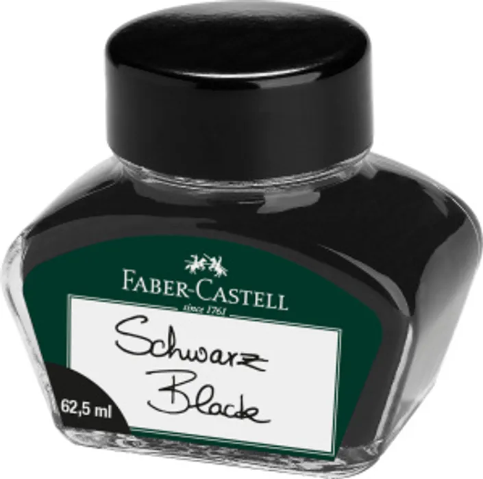 Hauptbild des Produkts Inkoust ve skleněné nádobce, černá Faber Castell 148700