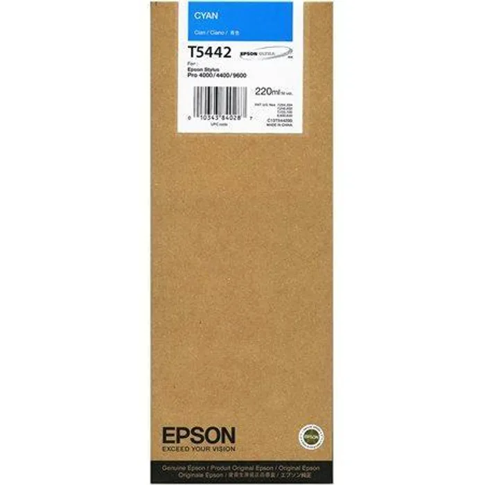 Hauptbild des Produkts Inkoustová cart. pro tiskárnu "StylusPro 9600", EPSON Cyan, 220ml