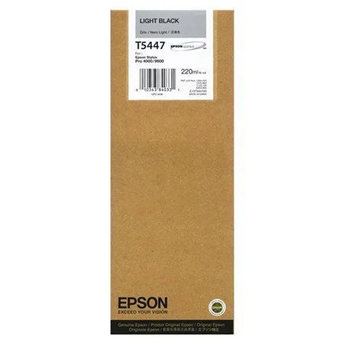 Hauptbild des Produkts Inkoustová cart. pro tiskárnu "StylusPro 9600" EPSON, Světlá černá, 220ml