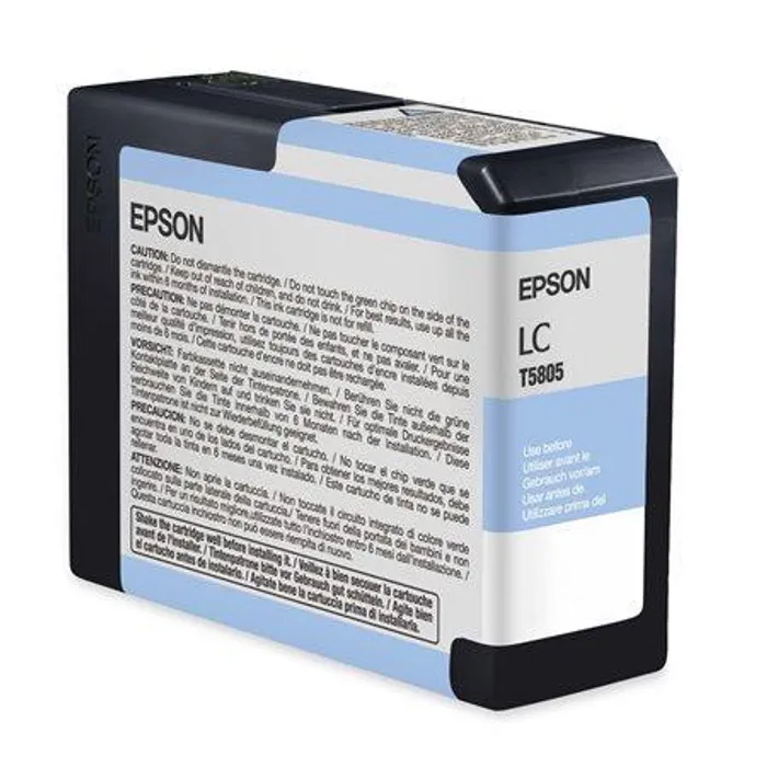 Hauptbild des Produkts Inkoustová cart. pro tiskárny "StylusPro 3800, 3880", EPSON Světlá Cyan, 80ml