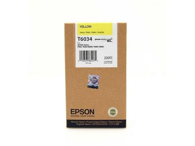Hauptbild des Produkts Inkoustová cart. pro tiskárny "StylusPro 7800, 7880", EPSON Žlutá, 220ml