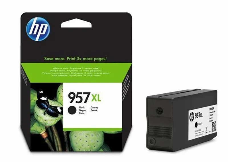 Hauptbild des Produkts Inkoustová cartridge HP 957XL, do tiskárny OfficeJet Pro 8210,8720,8730, černá, 3k, HP