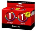 Tintenpatrone "80D2955B", b+c, 2*113 Seiten, für X2300 Drucker, Multipack, LEXMARK