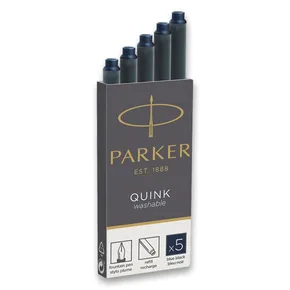 Blau-schwarze PARKER Tintenpatronen [5 Stück]