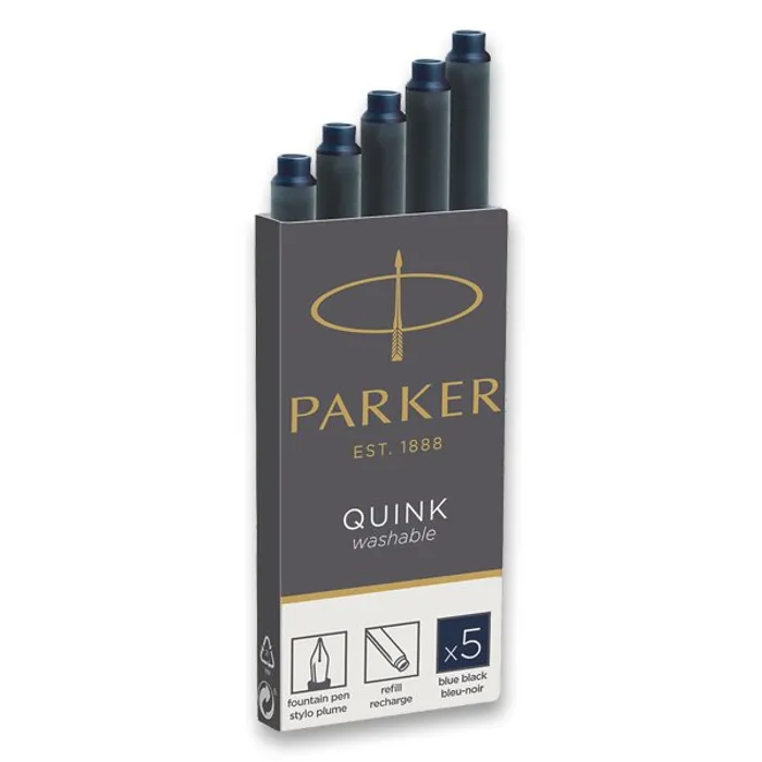 Hauptbild des Produkts Inkoustové bombičky modročerné PARKER [5 ks]