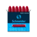 Schneider Tintenpatronen, 6 Stück rot