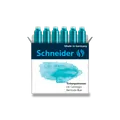 Tintenpatronen Schneider, 6 Stück ozeanblau blau