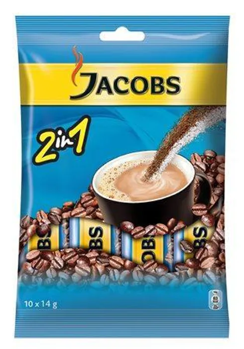 Hauptbild des Produkts Instantní káva, 10x14 g, JACOBS, "2 v 1"