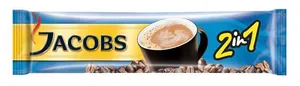 Instantkaffee, 10x14 g, JACOBS, "2 in 1"