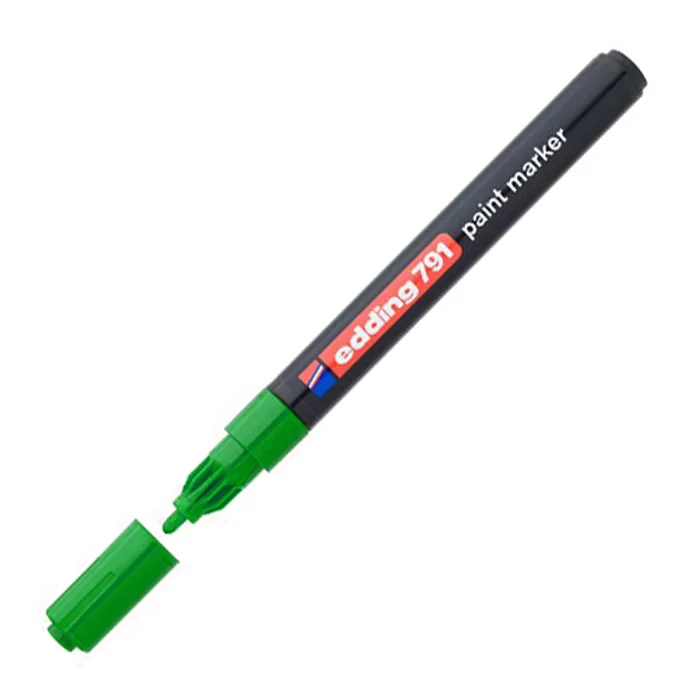 Hauptbild des Produkts Lakový popisovač "791", zelená, 1-2mm, EDDING