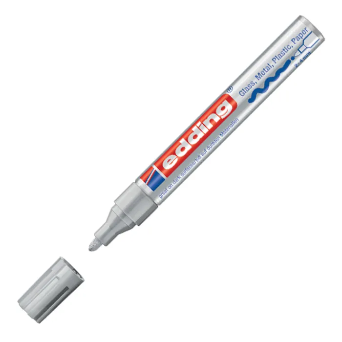 Hauptbild des Produkts Lakový popisovač "750", stříbrná, 2-4mm, EDDING