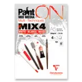 Clairefontaine Paint'ON Mix4 Block - A5, 12 Blatt, 250 g