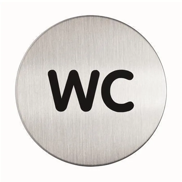Hauptbild des Produkts Piktogram "WC", samolepicí, nerez, DURABLE 490723