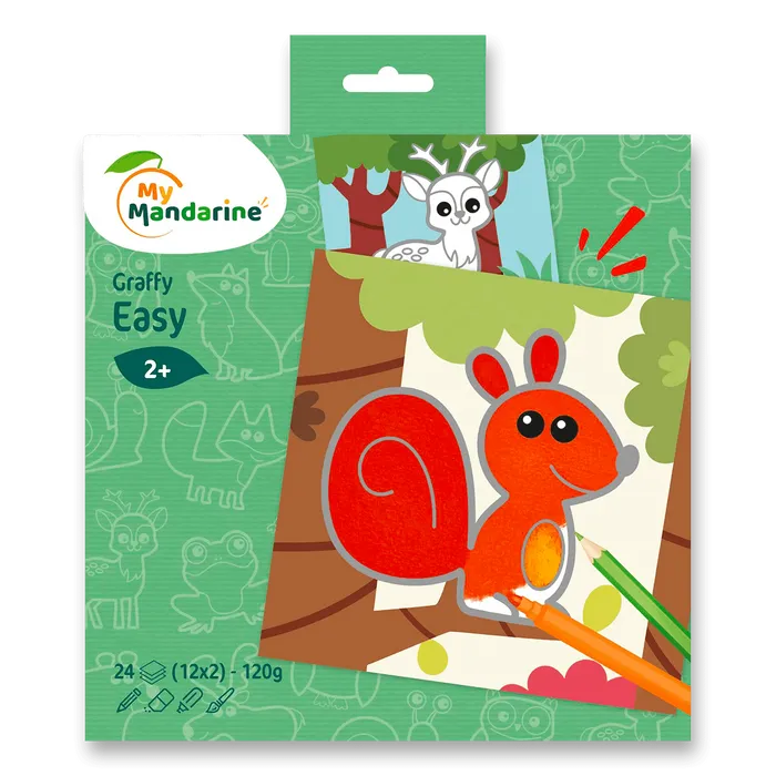 Hauptbild des Produkts Omalovánky My Mandarine Graffy Easy - lesní zvířátka