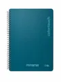Spiral Notebook "i-Note", 18,5x24, blank, 90 sheets, dark green, MITAMA 62278-90216