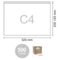 Weiteres Produktbild Papierbeutel Karo 14 x 19 cm [500 St.]