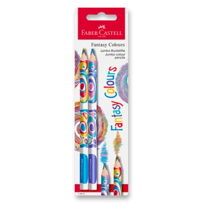 Dreifarbiger Buntstift Faber-Castell Fantasy Jumbo [2 Stk.]