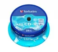 CD-R 700MB, 80min., 52x, DLP Crystal AZO, Verbatim, 25-Kuchen
