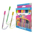Glitter-Fluo-Rainbow Gel Pen Set, 13 Stück, 1 mm, MITAMA 63818