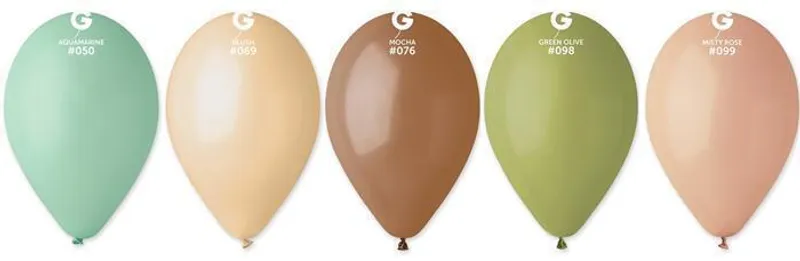 Hauptbild des Produkts Balónek, přírodní pastelové barvy, 26 cm, 10 ks/balení, 10200009-NATUR