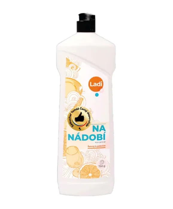 Hauptbild des Produkts Ladi Plus Na nádobí pomeranč 750 g – koncentrovaný prostředek na ruční mytí