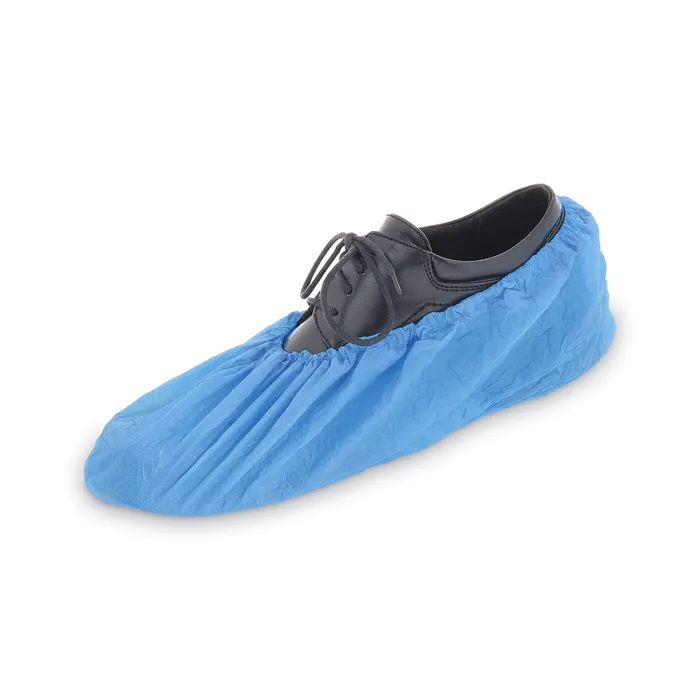 Hauptbild des Produkts Jednorázové návleky na obuv modré 40 x 14 cm (CPE) [100 ks]