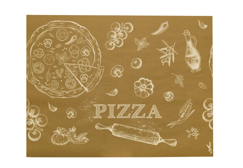 Hauptbild des Produkts Jednorázové papírové prostírání Infibra Natur PIZZA 30x40cm - 500ks
