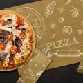 Weiteres Produktbild Einweg-Papiertischsets Infibra Natur PIZZA 30x40cm - 500 Stück