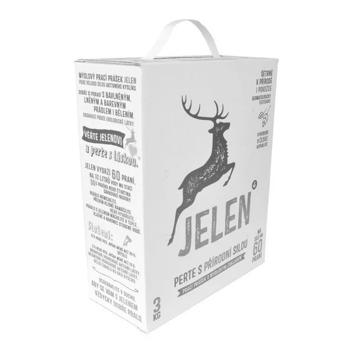 Hauptbild des Produkts Jelen Mýdlový prací prášek krabice 60 dávek 3 kg