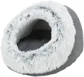 Weiteres Produktbild HARVEY Cave 35 × 26 × 41 cm, Plüsch mit langen Haaren, grau